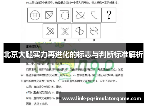 北京大腿实力再进化的标志与判断标准解析