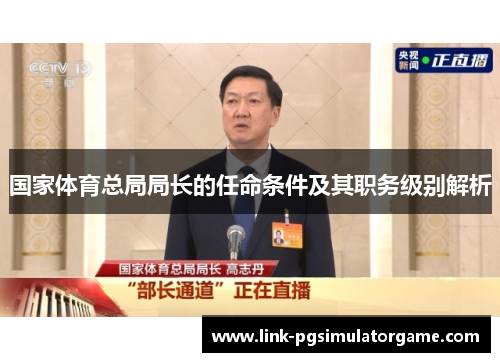 国家体育总局局长的任命条件及其职务级别解析