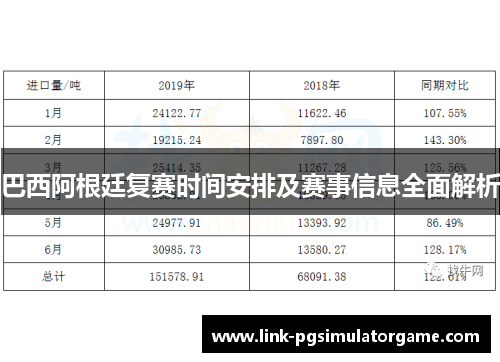 巴西阿根廷复赛时间安排及赛事信息全面解析